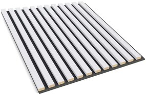 Panele akustyczne 6 szt. biały mat K5-A30