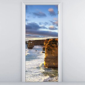 Fototapeta na drzwi - Morskie klify (95x205cm)