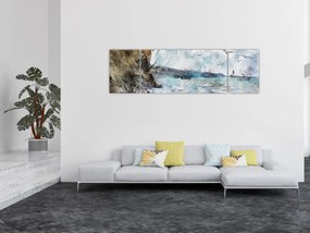 Obraz - Rafa, akwarela (170x50 cm)