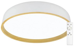 Top Light - LED Plafon ściemnialny DEKOR LED/51W/230V + pilot biały/beżowy