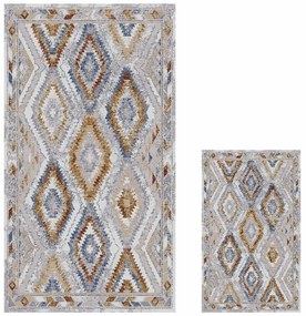 Szare dywaniki łazienkowe zestaw 2 szt. 60x100 cm – Mila Home