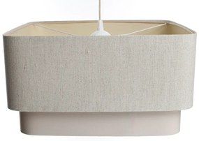 Lampa wisząca KWADRO DUO 002 51x47cm kremowa BPS KONCEPT