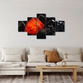 Obraz - świecący minerał (125x70 cm)