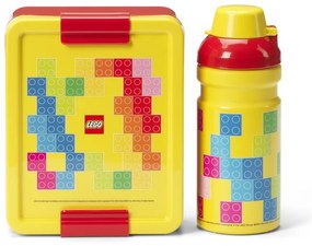 Pojemnik śniadaniowy dla dzieci z butelką Brick – LEGO®