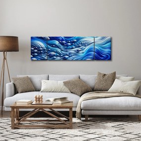 Obraz – Ryby w falach (170x50 cm)