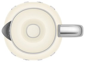 Kremowy czajnik elektryczny ze stali nierdzewnej 800 ml Retro Style – SMEG