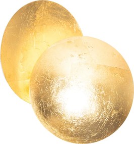 Inteligentna lampa ścienna złota z WiFi G9 - Sunrise