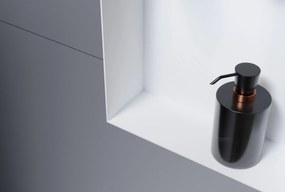 Półka wnękowa ze stali nierdzewnej NT303010XBezramkowa z reflektorem LED - 30 x 30 x 10 cm