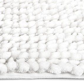 Mata łazienkowa Ella micro biała, 40 x 50 cm, 40 x 50 cm