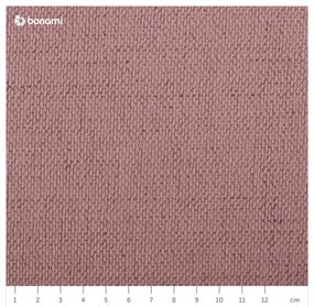 Różowe tapicerowane łóżko dwuosobowe ze schowkiem i stelażem 200x200 cm Lupine – Micadoni