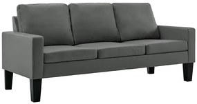 Szara nowoczesna sofa - Clorins 3X