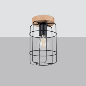 Plafon GOTTO czarny SOLLUX  LIGHTING