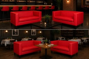 Sofa Monaco : Kolor nogi - Venge, Kolor tkaniny - EKO-SKÓRA - 15D, Typ tkaniny - Eko-skóra , Wysokość nogi - 15 cm
