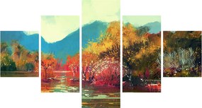 Obraz - Kolory jesieni (125x70 cm)