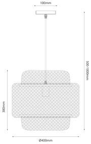 Lampa wisząca HESTIA 1xE27