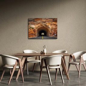Obraz - tunel w skale (70x50 cm)