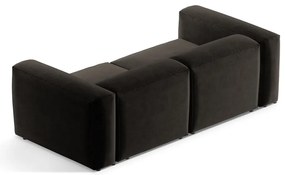 Czarna sofa 224 cm Bergano – Cosmopolitan Design