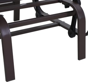 Outsunny krzesło bujane 60 cm x 75 cm x 104 cm