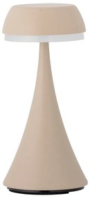 Beżowa lampa stołowa LED z metalowym kloszem (wysokość 17,5 cm) Pepple – Bloomingville