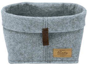 Organizer na kosmetyki i drobne przedmioty FELI, z imitacji filcu, 18 x 13 x 12 cm, WENKO