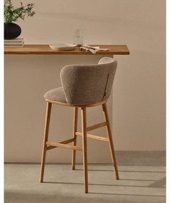 Jasnobrązowy hoker (wysokość siedziska 75,5 cm) Ciselia – Kave Home
