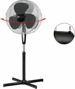 Clatronic VL 3741 wentylator stojący z pilotem zdalnego sterowania