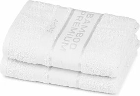 4Home Ręcznik Bamboo Premium biały, 30 x 50 cm, komplet 2 szt.