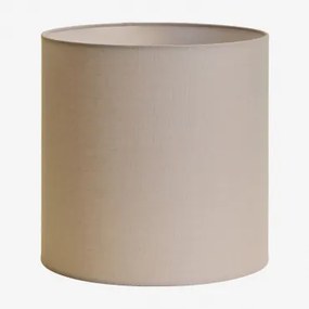 Abażur Z Tkaniny Arlina Jasnoszary Taupe & Ø30 Cm - ↑30 Cm - Sklum