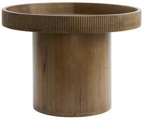 Okrągły stolik z litego drewna mango ø 60 cm Kalomo – Light &amp; Living
