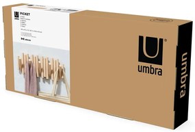 Wieszak ścienny z drewna sosnowego Picket – Umbra