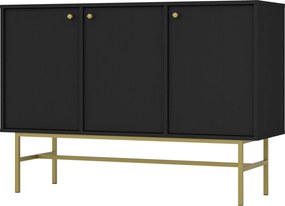 Komoda TORINO - Grafit / Wysokość 86 cm / 125 cm / Bez szuflad