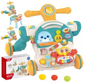 Woopie baby pchacz chodzik stolik edukacyjny hulajnoga jeździk 4w1