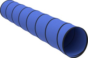 PawHut Tunel Agility dla psów 300 x 50 cm, tunel dla psów z 4 kotwami gruntowymi, torbą transportową, tunel do zabawy dla małych i średnich psów, niebieski | Aosom PL