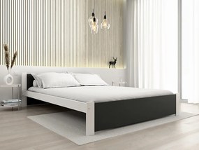 Łóżko IKAROS 160 x 200 cm, antracyt/biały Stelaż: Bez stelaża, Materac: Bez materaca