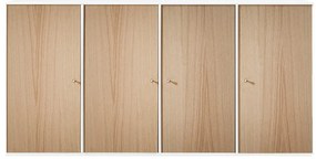 Komoda ścienna w dekorze dębu Hammel Mistral Kubus, 136 x 69 cm