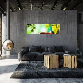 Obraz - Martwa natura z herbatą (170x50 cm)