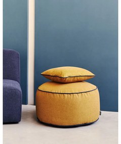 Musztardowy puf Viera – Kave Home