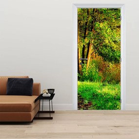 Fototapeta na drzwi - Ścieżka wzdłuż wody (95x205cm)