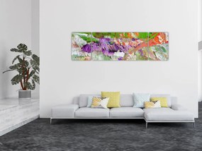Obraz abstrakcji - malarstwo (170x50 cm)