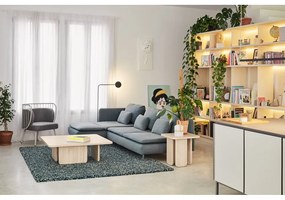 Stolik z fornirem z jesionu Teulat Arq I