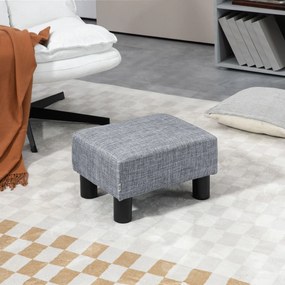 HOMCOM Pufa z eleganckim materiałowym pokryciem