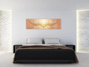 Obraz - Anielska abstrakcja (170x50 cm)