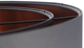 Lampa wisząca DOUBLE GRAY 60 szara/miedziana BPS KONCEPT