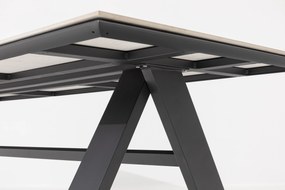 Doppler NOVA PARIS LIKA-TEX® ogrodowy zestaw wypoczynkowy 6+1 szary