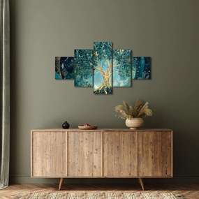 Obraz – Drzewo życia we wszechświecie (125x70 cm)
