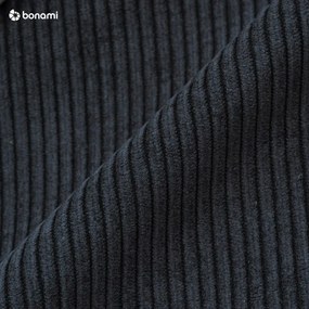 Antracytowa sztruksowa rozkładana sofa 244 cm Base – Karup Design