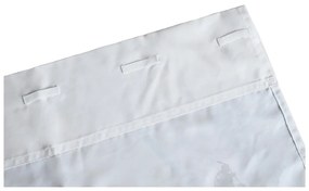 Biała zasłona dziecięca z satyny bawełnianej 110x170 cm Ice Hockey – Butter Kings