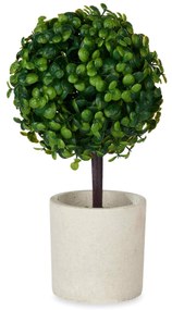 Sztuczny krzew ozdobny w ceramicznej doniczce, 24 cm