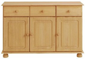 Niska komoda z litego drewna sosnowego 116x76 cm Ella – Støraa