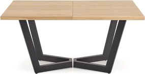 Rozkładany stół w stylu industrialnym Massive 2 Halmar dąb naturalny